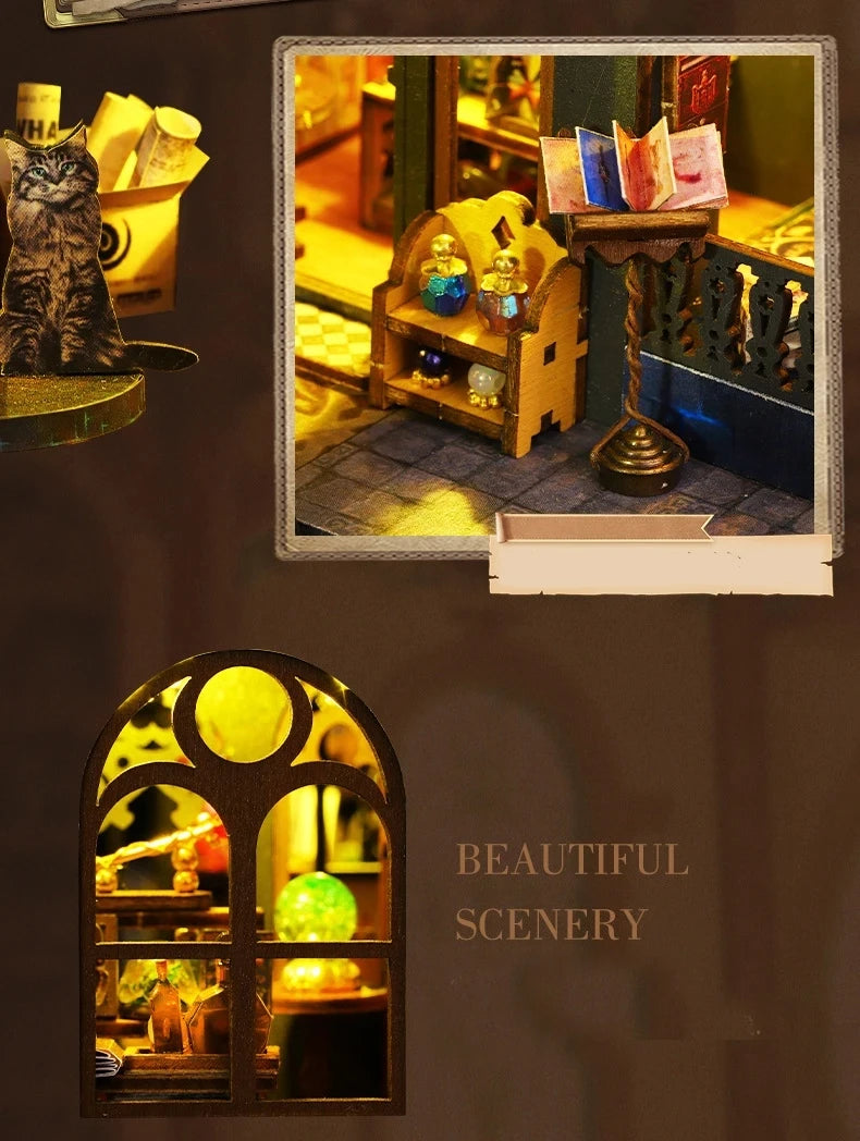 DIY Wooden Dollhouse with Lights – Magic, Creativity & Exquisite Details