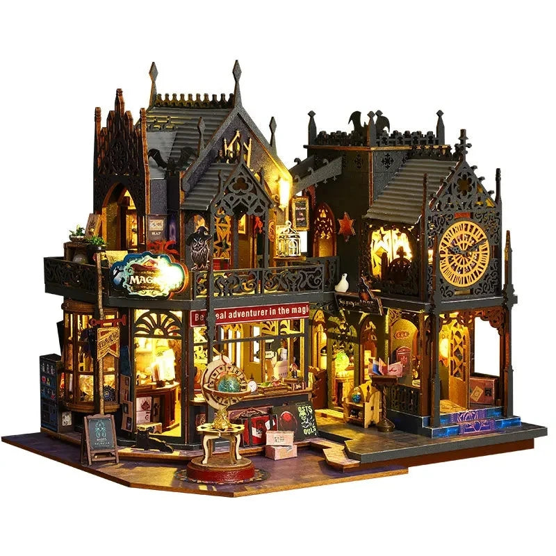 DIY Wooden Dollhouse with Lights – Magic, Creativity & Exquisite Details