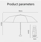 Mini Portable Umbrella – Stylish Protection Against Sun & Rain