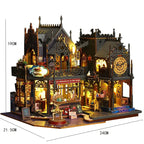 DIY Wooden Dollhouse with Lights – Magic, Creativity & Exquisite Details