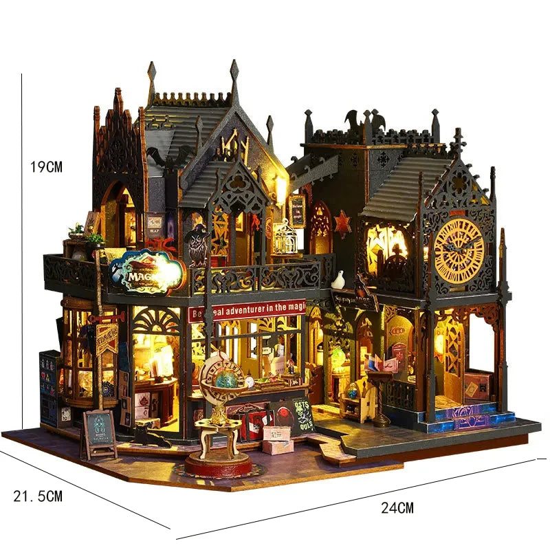 DIY Wooden Dollhouse with Lights – Magic, Creativity & Exquisite Details