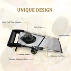 Professional Cutting in Seconds with the Adjustable Stainless Steel Mandoline