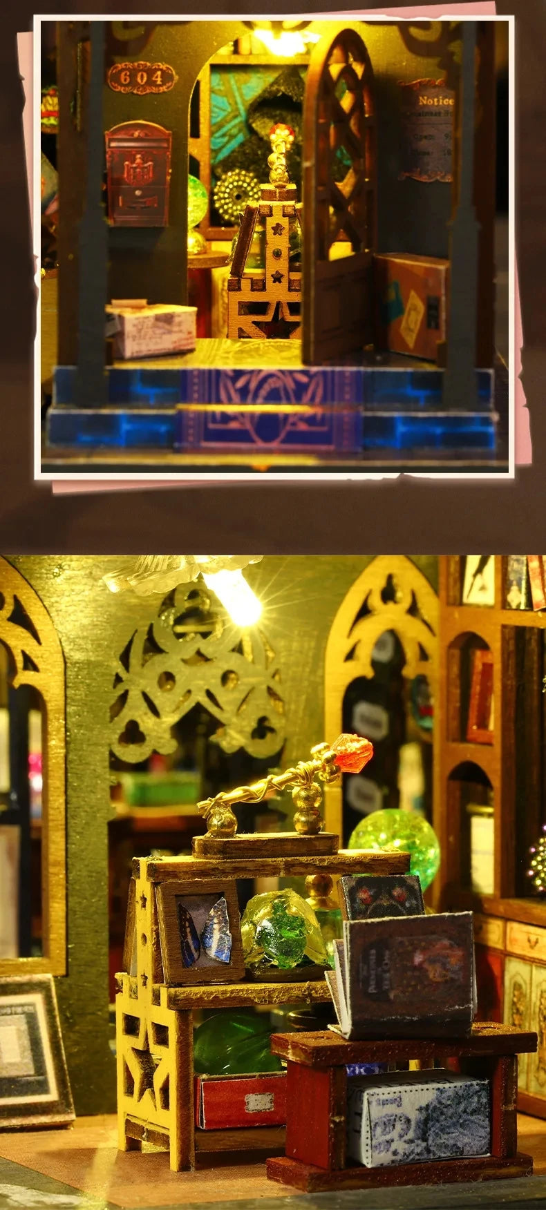 DIY Wooden Dollhouse with Lights – Magic, Creativity & Exquisite Details