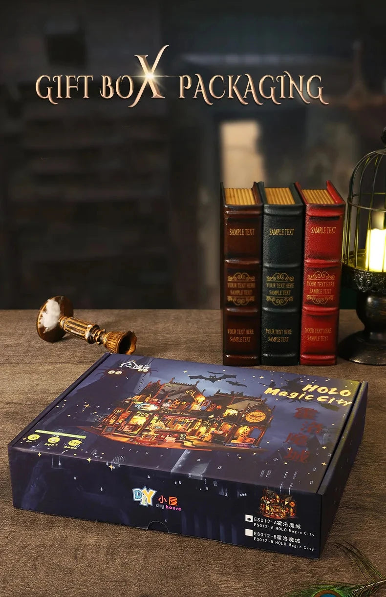 DIY Wooden Dollhouse with Lights – Magic, Creativity & Exquisite Details