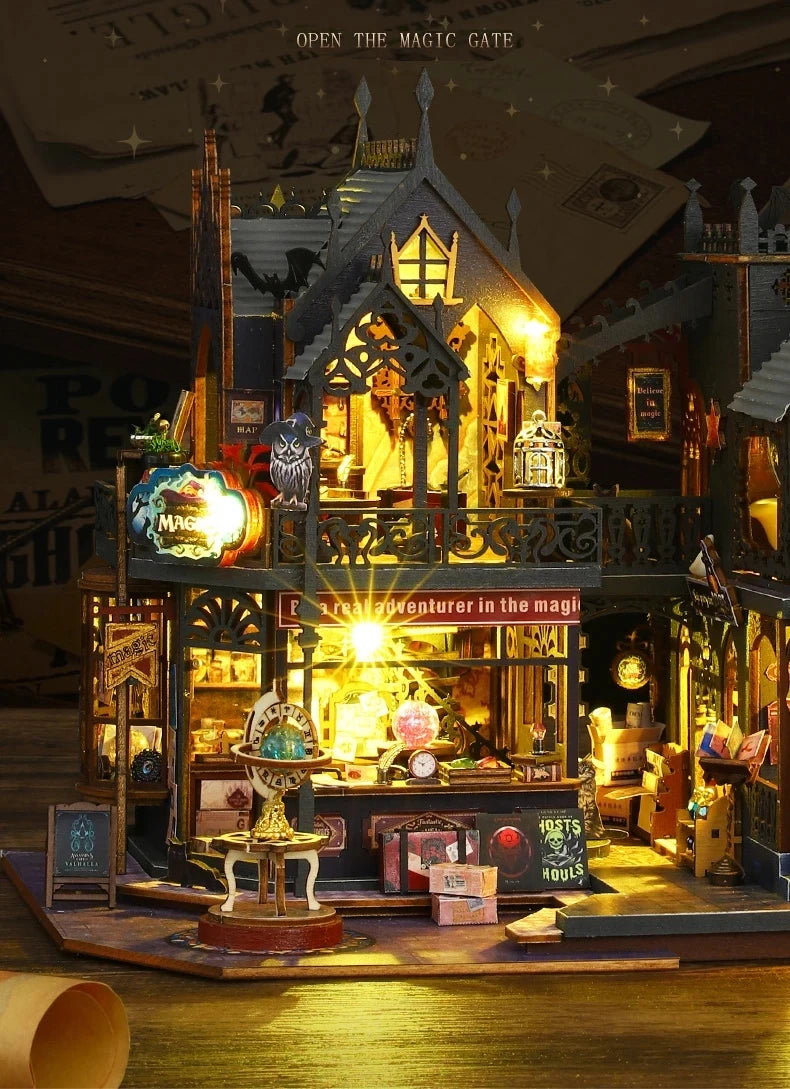 DIY Wooden Dollhouse with Lights – Magic, Creativity & Exquisite Details