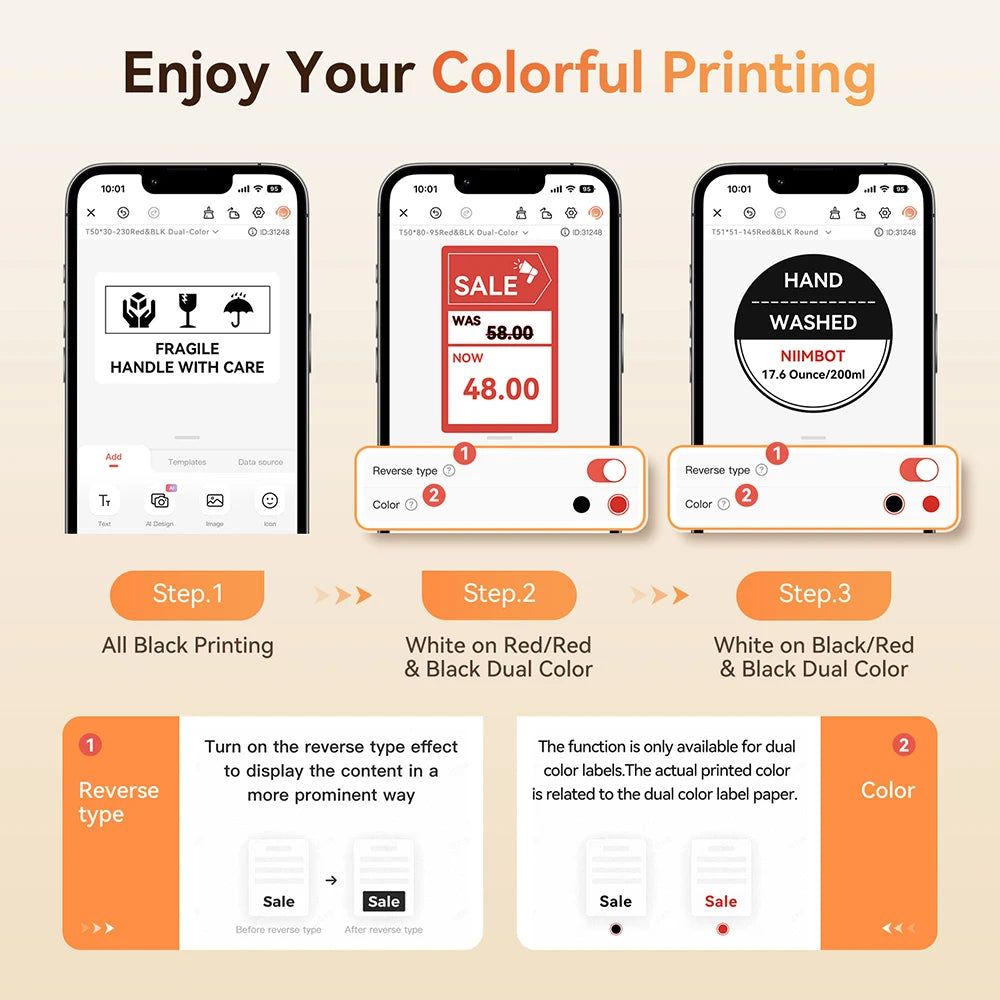 Niimbot B21 Pro portable label printer