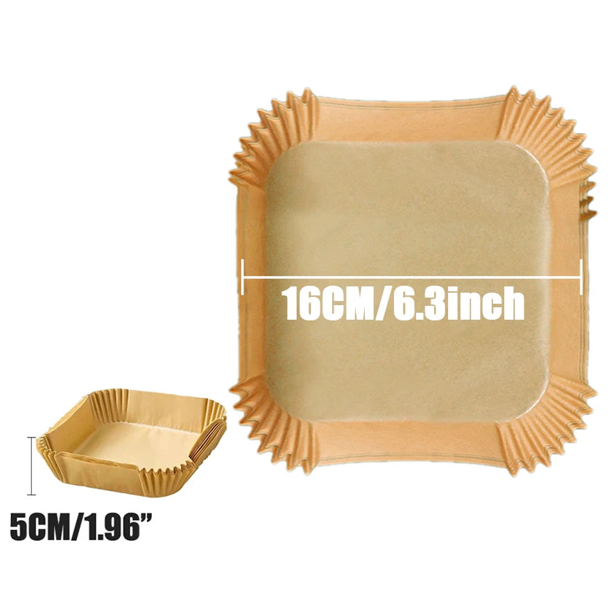 Disposable Baking Paper Liners for Air Fryer – Cooking Made Effortless