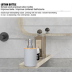 6-Piece Bathroom Set in Plastic & Bamboo – Organisation, Sophistication & Practicality