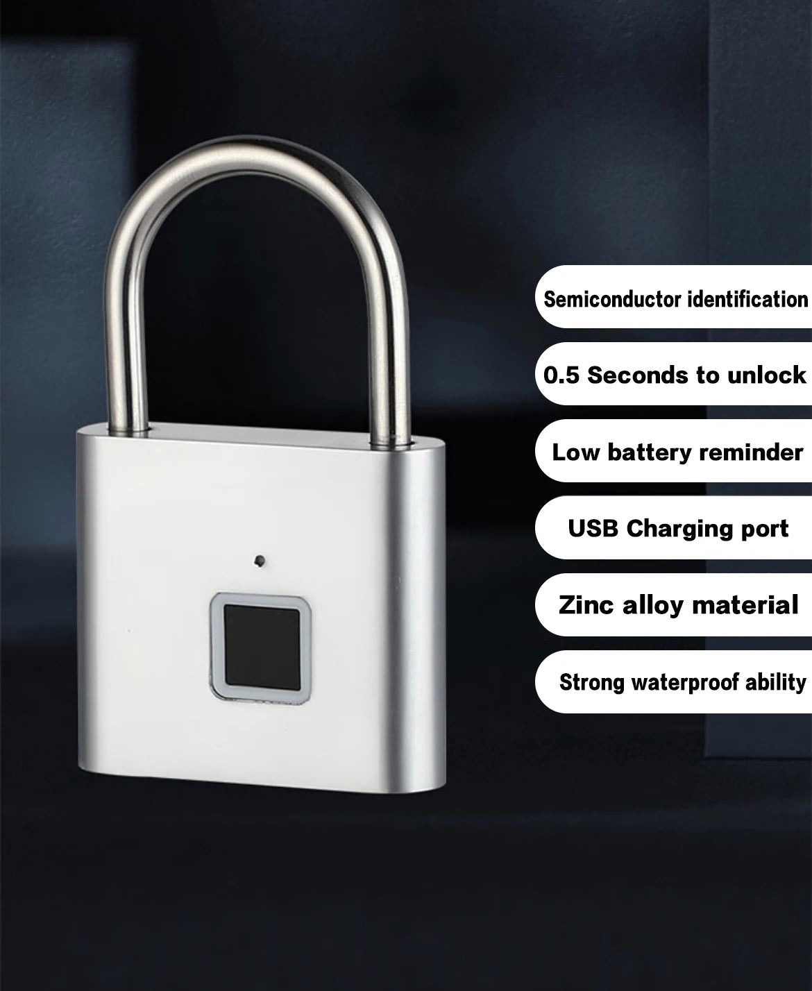 CDOK P2 Biometric Digital Padlock