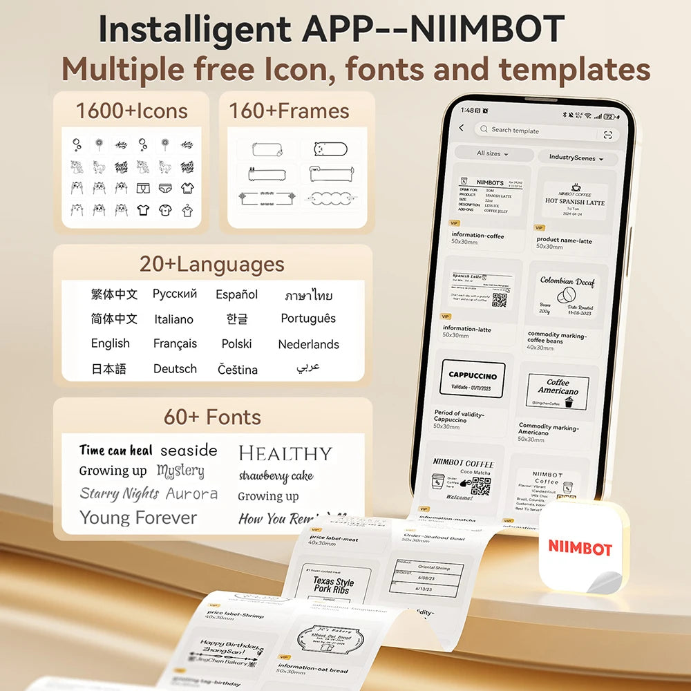 Niimbot B21 Pro portable label printer