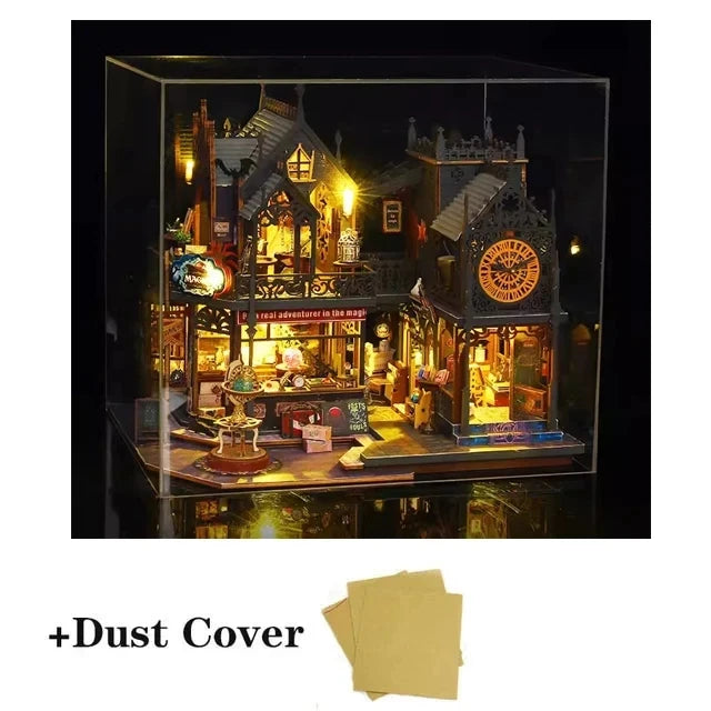 DIY Wooden Dollhouse with Lights – Magic, Creativity & Exquisite Details