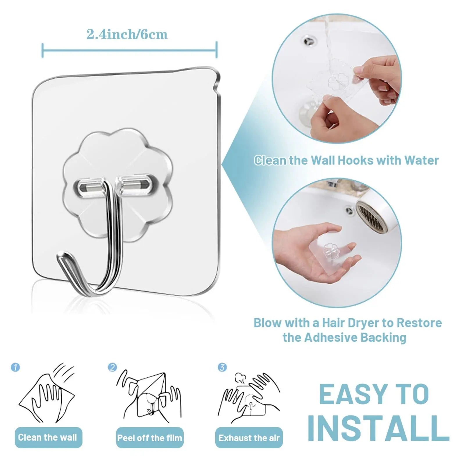 Waterproof and Oilproof Wall Hook