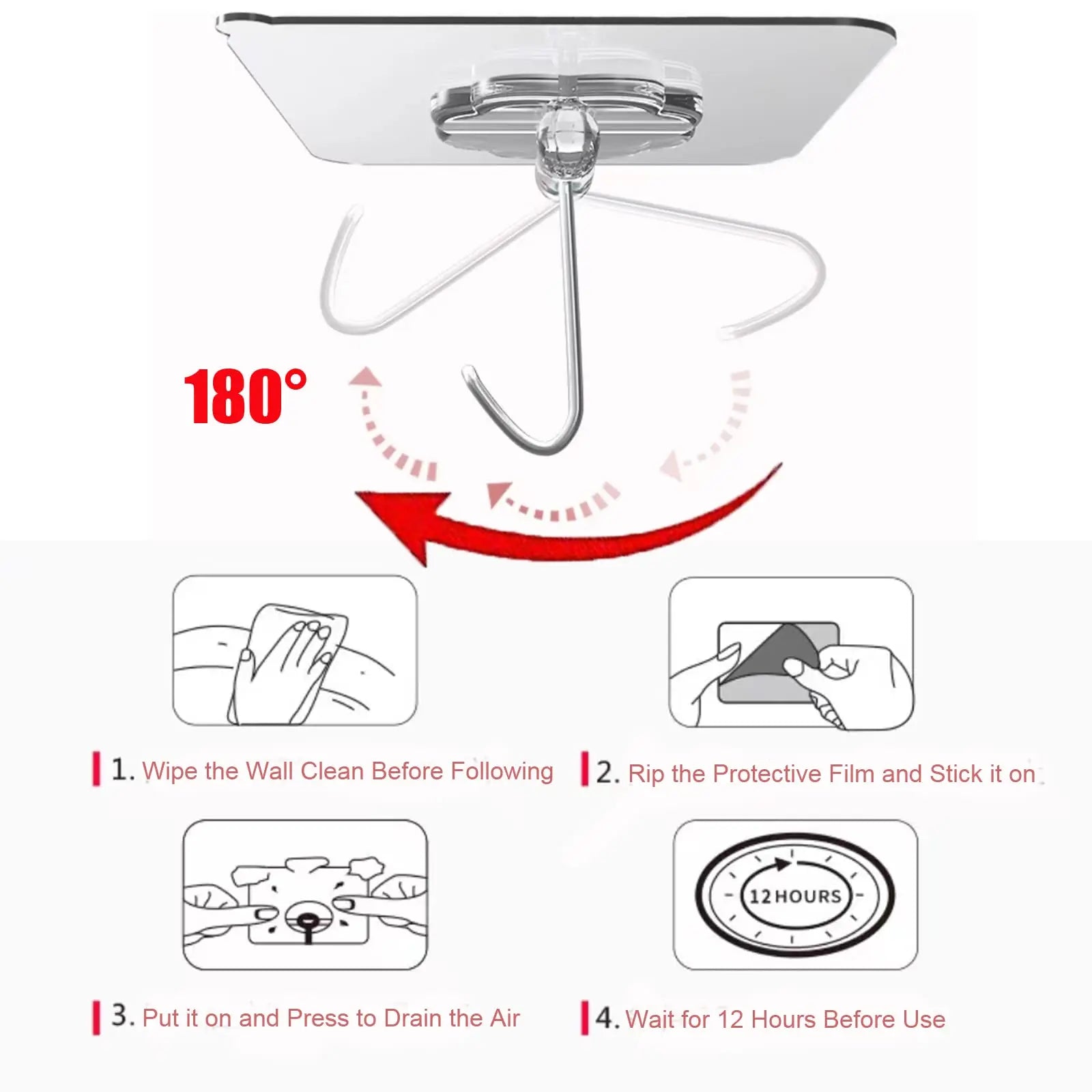 Waterproof and Oilproof Wall Hook