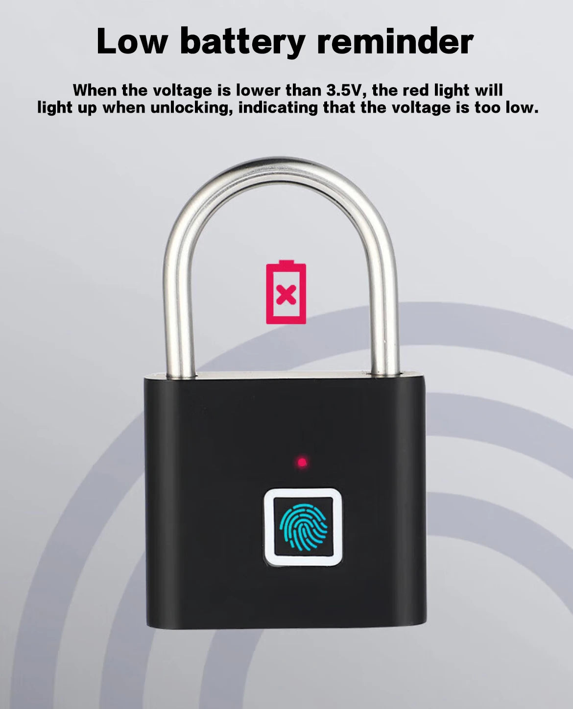 CDOK P2 Biometric Digital Padlock