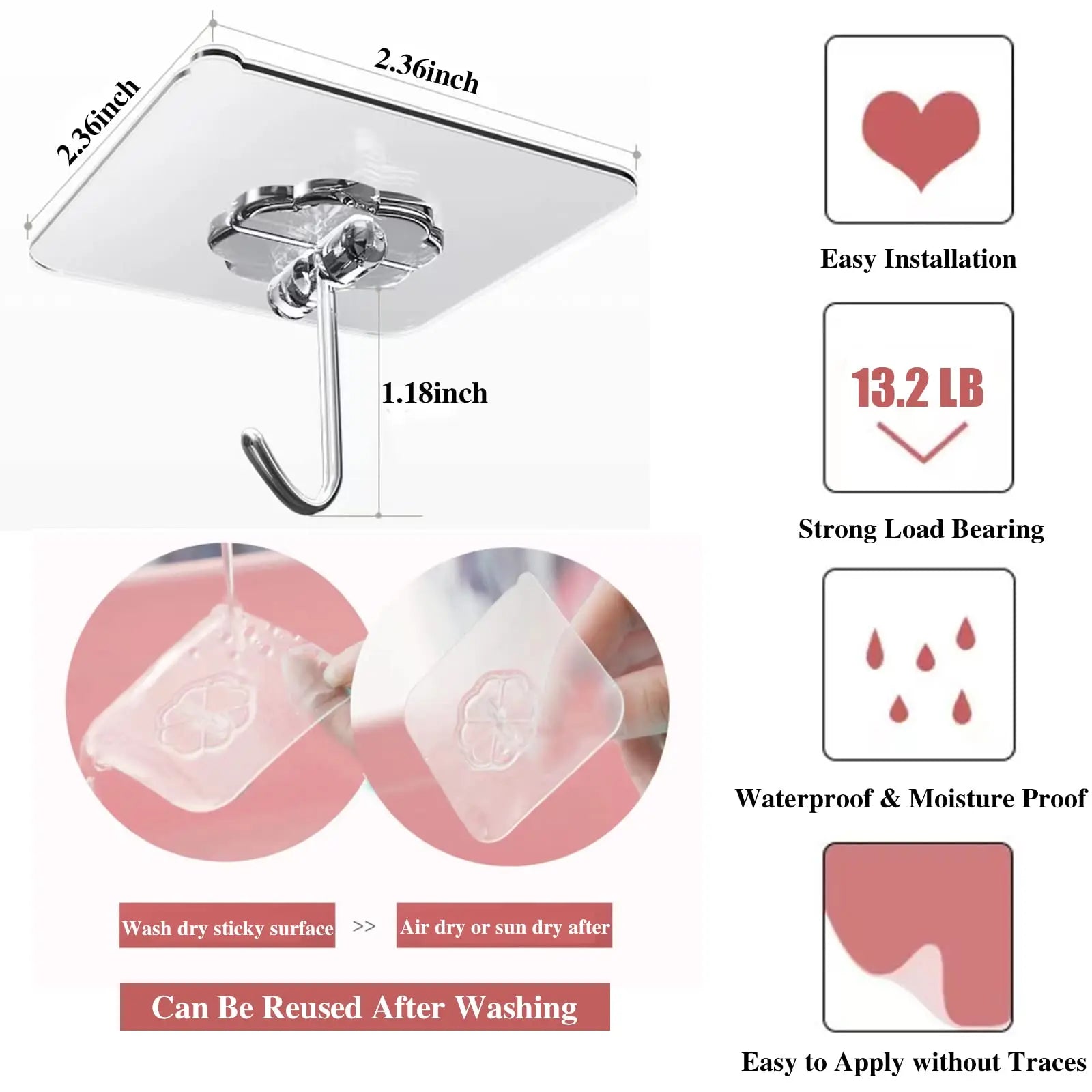 Waterproof and Oilproof Wall Hook