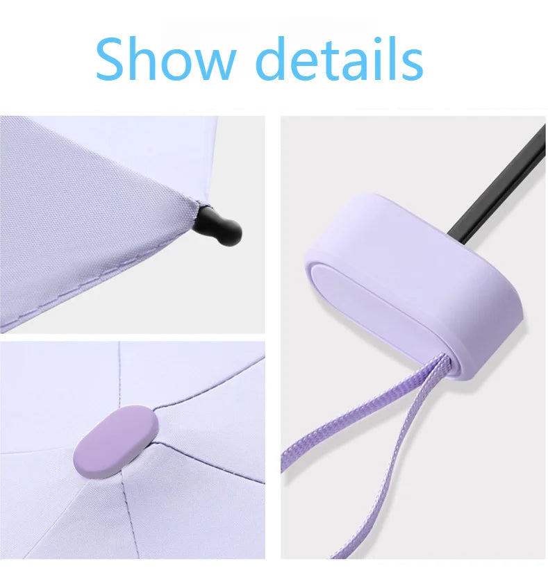 Mini Portable Umbrella – Stylish Protection Against Sun & Rain