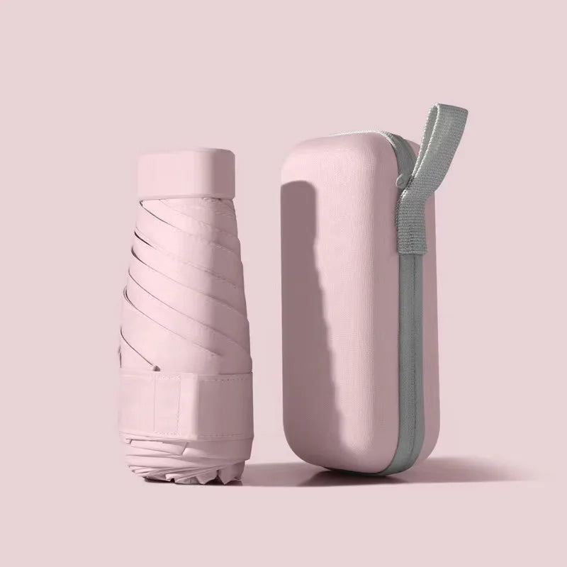 Mini Portable Umbrella – Stylish Protection Against Sun & Rain