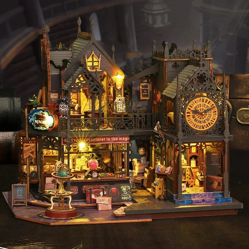 DIY Wooden Dollhouse with Lights – Magic, Creativity & Exquisite Details