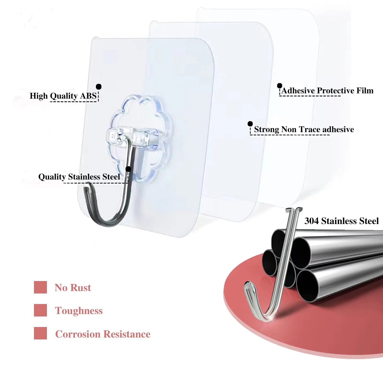 Waterproof and Oilproof Wall Hook