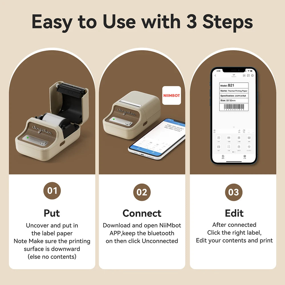 Niimbot B21 Pro portable label printer